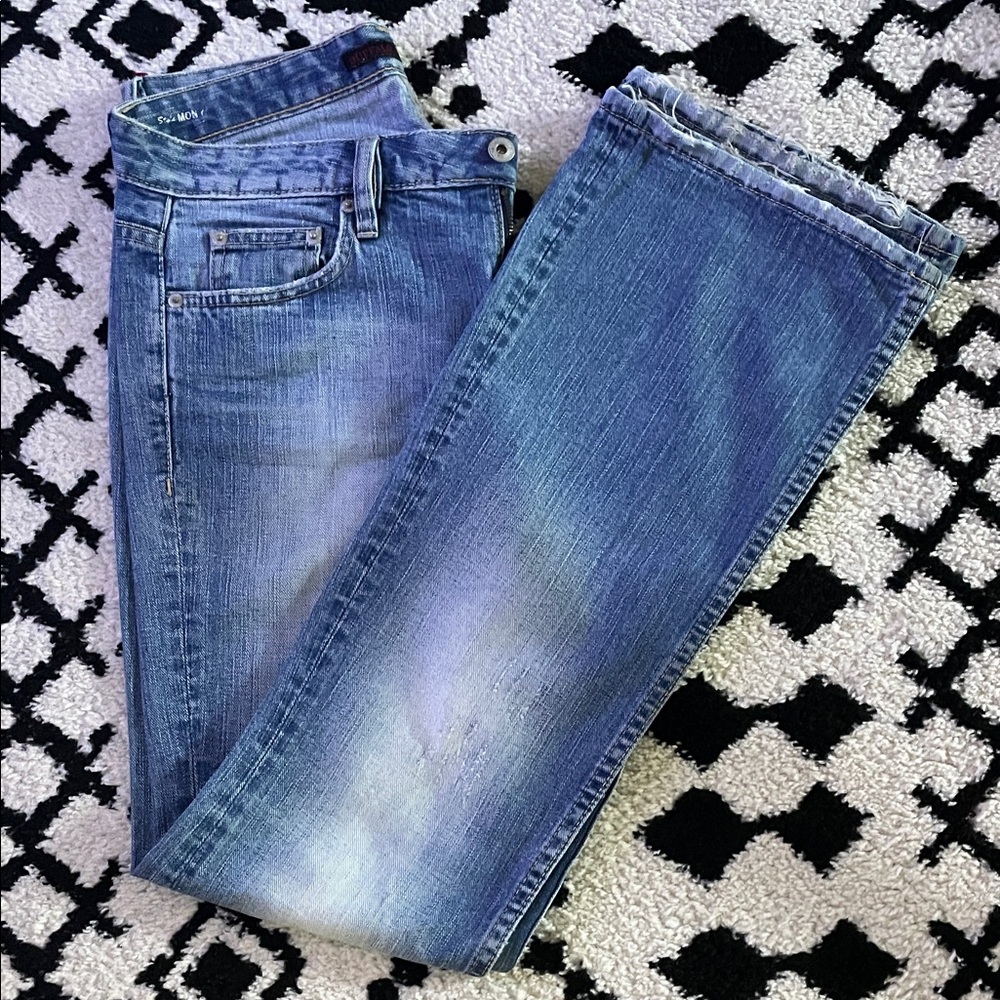 Buffalo David Bitton Light Blue Straight Leg Jeans